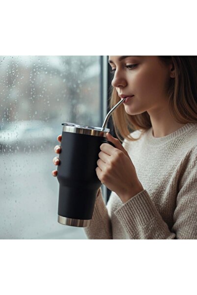 Mira Gift 750 ml Pipetli, Kulplu, Çift Çidar Termos