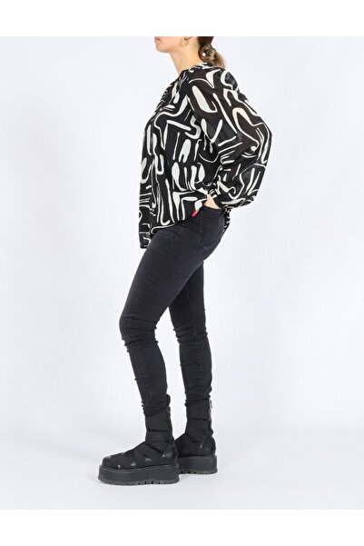 ONLY Blouse, White/Black