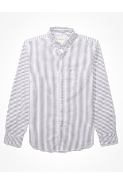 AMERICAN EAGLE Shirt, Light gray
