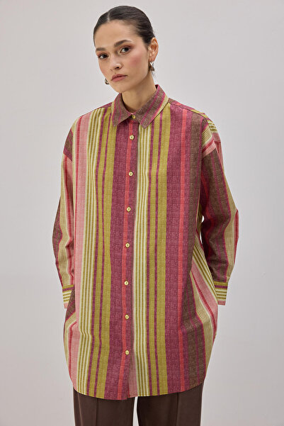 Touché Privé STRIPED LONG SHIRT