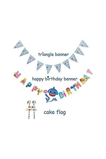 Generic 109-Piece Baby Shark Party Supplies Set