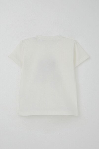 Breeze Baby Boy Shorts Set Cute Teddy Bear Printed 9 Months-3 Years, Ecru