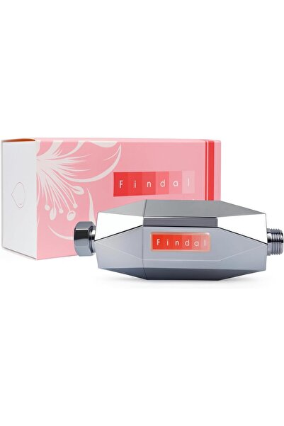 findal Beauty Crystal Shower Filter – 6-Layer Water Purifier (Chrome)