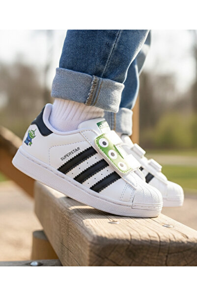 adidas Superstar II Cf I Бебешки ежедневни обувки, бели