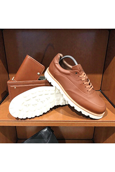 VİVA SHOES 100% Genuine Leather Eva Sole Casual Men's Shoes