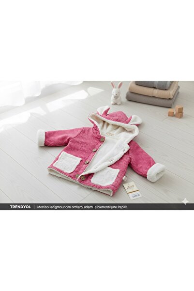 Baby Pattini peluş Astarlı Kışlık Bebek Montu Welsoft Kumaş Pamuk İç Astar Sıcacık unısex