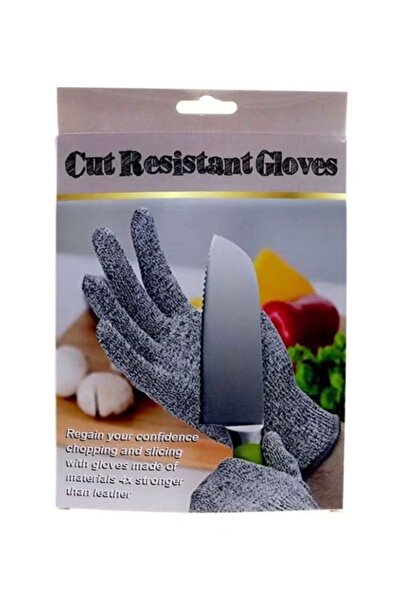Generic Cut-resistant kitchen gloves, protective gloves for cooking and chopping vegetables, gray color