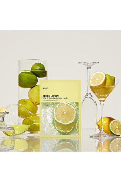 Anua Heartleaf ANWA Vita-C Spot Serum Mask (Green Lemon), 25 ml - All Skin Types