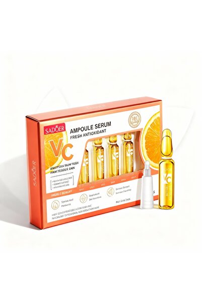 SADOER Set fiole ser antioxidant cu vitamina C 2ml x 7 buc