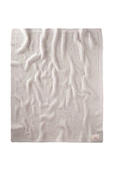 Cigit Thessaloniki Knit Blanket 80X100 (+/-5 cm) Beige