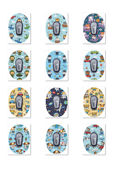 Dia BandTR Meslekler - Dexcom G6 Sensör Koruyucu Bant 12'li Paket