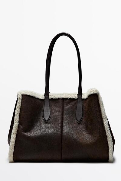 Massimo Dutti MD ICON çift taraflı çanta