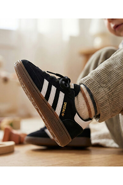 adidas Хандбал Spezial Cf El I Детски ежедневни обувки Черни