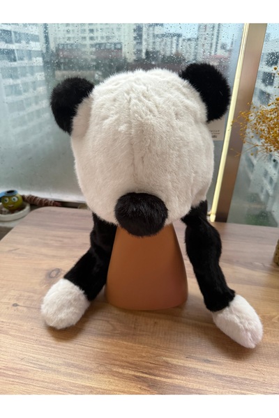 Blotch Double-Layered, Cold-Proof, Cute Panda Plush Hat with Ears That Move for Adults