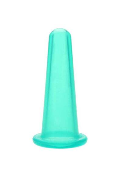 Generic كوب تدليك الجسم من السيليكون باللون الأزرق 3.6 × 8 سم