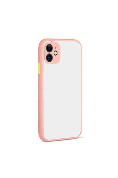 zore iPhone 12 Mini Compatible Asma Hux Case-Pink