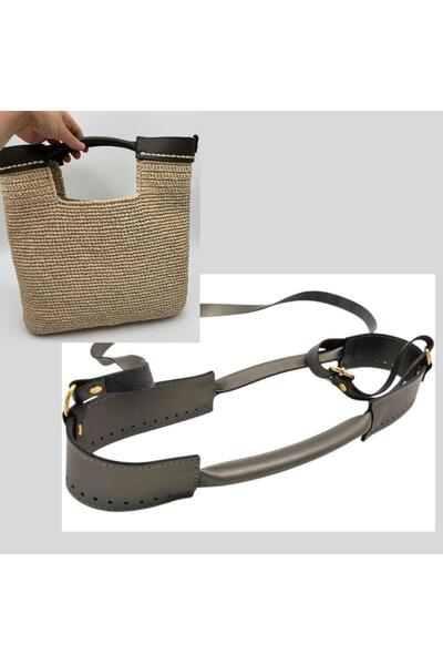 angel çanta aksesuar Model Bag Making Apparatus with Handle, Shiny Gray Color, Light Gold Metallic