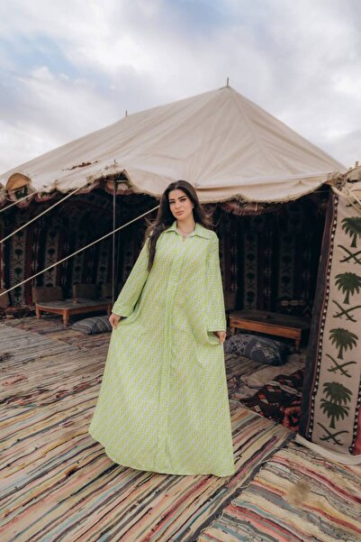 AFandina Fendi jalabiya, a luxurious design that will make you stand out on every occasion.