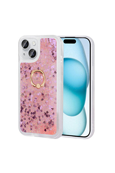 zore iPhone 15 Plus Compatible Asma Milce Case-Pink