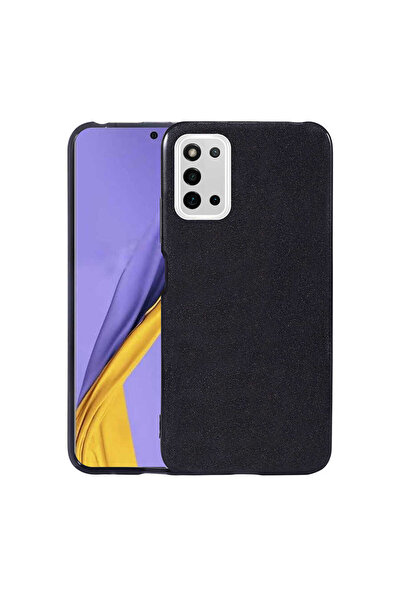 zore حافظة جالاكسي A03S من السيليكون اللامع - أسود