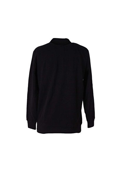 trender Ανδρικό φούτερ με λαιμόκοψη Polo Thessaloniki Black 5052