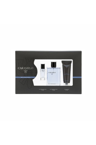 Caramelo Lavander&Pachouli Men's Set: Eau de Toilette 100 ml + Aftershave Lotion 75 ml