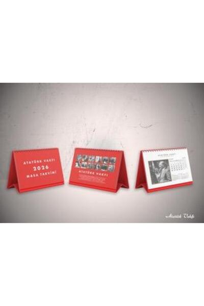 Atatürk Vakfı Yayınevi Atatürk Vakfı 2026 Piramit Masa Takvimi