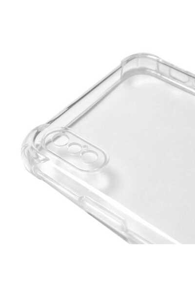 zore iPhone XS Max 6.5 Case Asma Camera Protected Nitro Anti Shock Silicone - Colorless