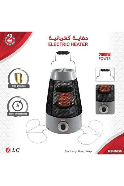 DLC 2000W Home Electric Heater – Instant Heating, Multiple Safety Features, Automatic Shut-Off in Case of Tipping