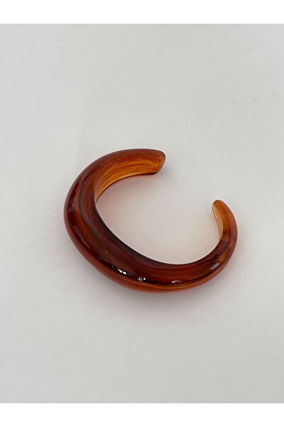 MODA Kemik Kızıl Kahve Rengi Kelepçe Bileklik