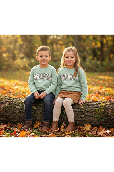 Bonbelle سويت شيرت للأطفال ذو ملمس ناعم مطبوع