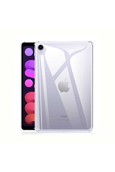 zore iPad Mini 2021 (الجيل السادس) - غطاء سيليكون متوافق مع تابلت ASMA Nitro مضاد للصدمات - عديم اللون