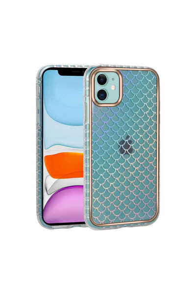 zore حافظة شفافة لامعة متوافقة مع هاتف iPhone 11 - NO9