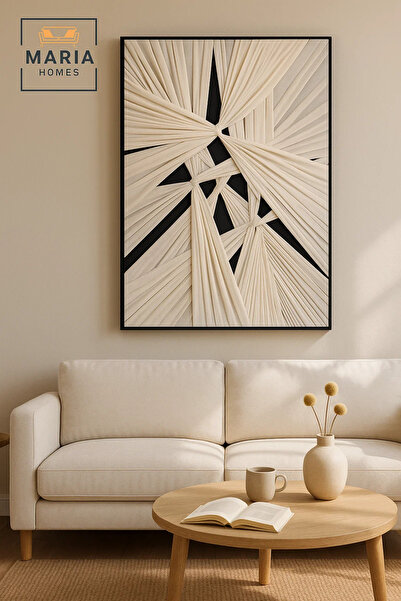 MARIA HOMES Modern Wall Art 120×80 – Abstract Frame & Luxury Wall Decor for L...