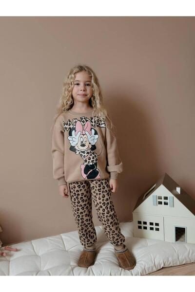 MİLAYS LİFE HOME COLLECTİON Set de trening de iarnă pentru fetiță, bumbac 100% fire, bumbac moale culori