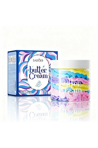 SADOER Body butter with blueberries and hyaluronic acid, 180g