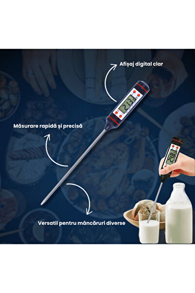OferteTop Digital Kitchen Thermometer for Precise Temperatures