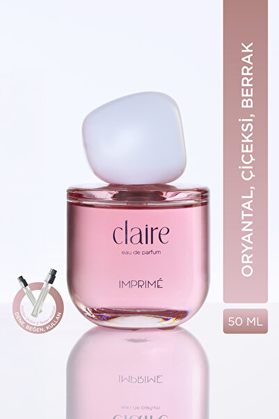 Imprime Claire Edp Women's Perfume 50ml | Oriental & Floral | Mandarin, Jasmine, Rose, Peach, Musk, Amber