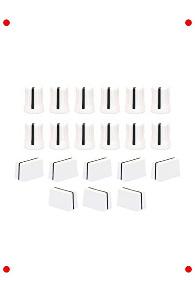 markentegra White Controller Knob & Fader Set