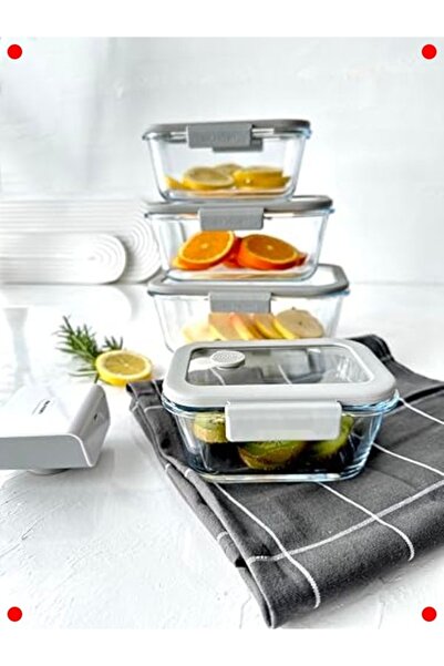 markentegra Set of 5 Glass Storage Containers