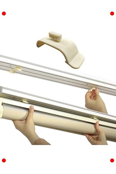 Genel Markalar Pratik Stor Perde Kornişe Takma Aparatı Küçük Boy Kaliteli 10 ...