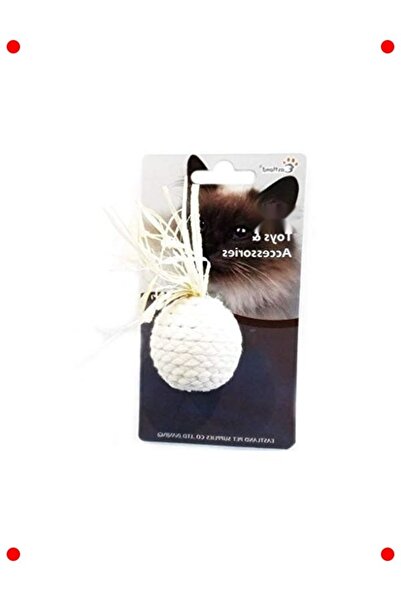 hepsiibirarada Durable Knotted Rope Cat Toy - 4.5 cm Diameter