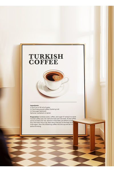 ARTHOUSECOLLECTIVE Turkish Coffee - Coffee Collection - Unframed Poster in Painting Sizes