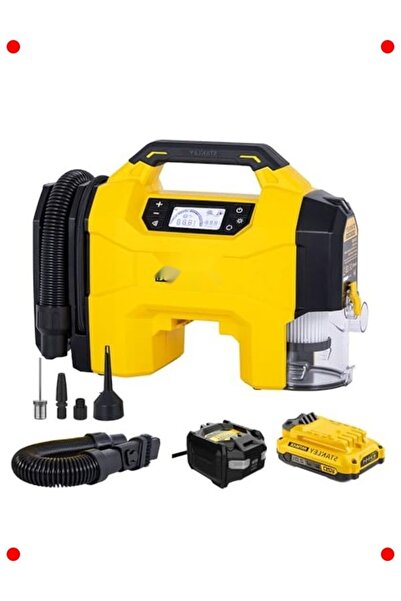 Genel Markalar Şarjlı Lastik Şişirici & Süpürge Seti + LED Lamba