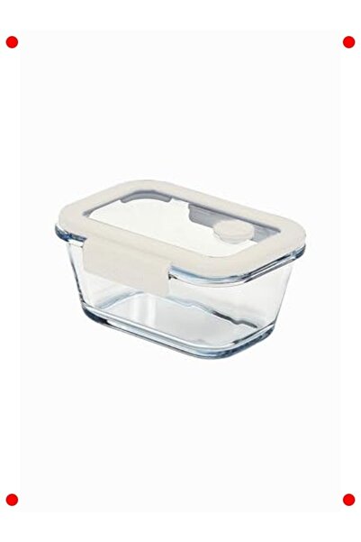 markentegra Vacuum Glass Storage Container - 460 Ml, Gray