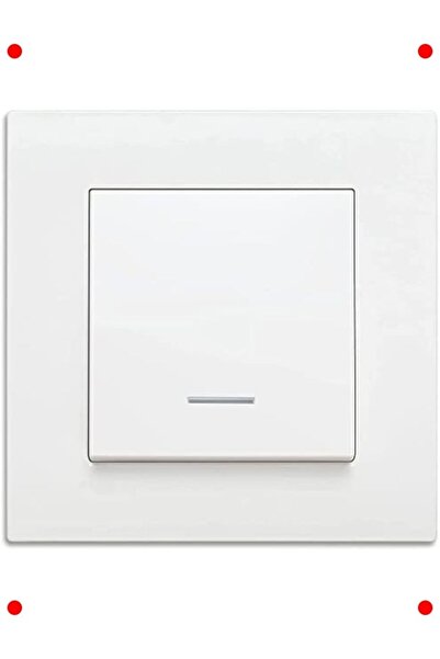 markentegra مفتاح فردي أبيض بتصميم عصري