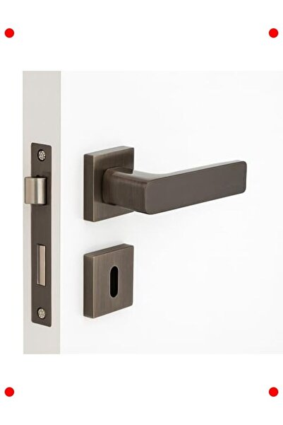 232premiumquality مقبض باب داخلي حديث قابل للقفل - معدن مقاوم للصدأ