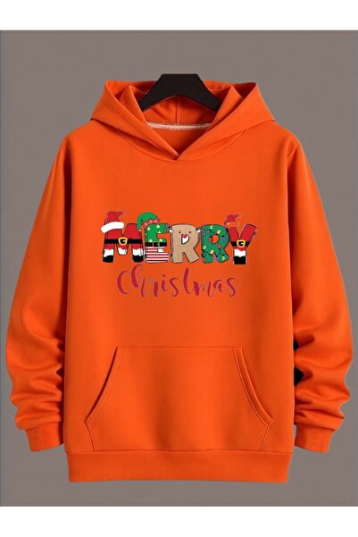 ArtYus سويت شيرت بأكمام طويلة للجنسين مطبوع عليه عبارة MERRY CHRISTMAS NEW YE...