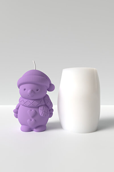 Cageartstudio Kardan Adam Mum Silikon Kalıp - Yılbaşı Temalı Kardan Adam Mum ...