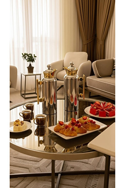 Generic 1 liter/700 ml tea and coffee thermos set